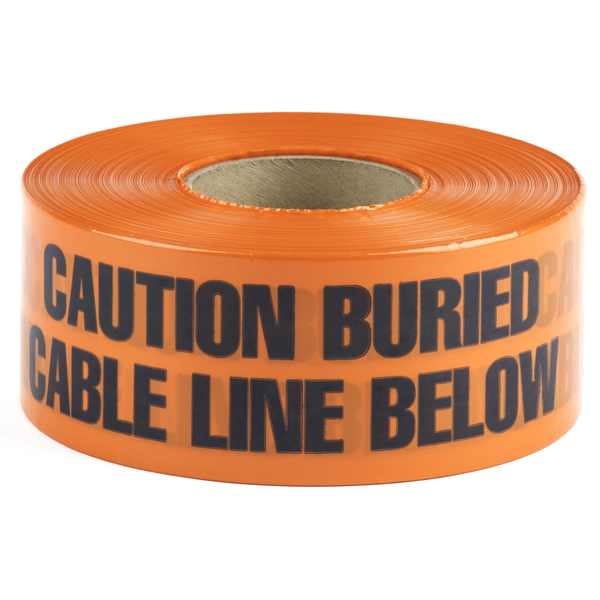 L.H. Dottie L.H. Dottie 3'' x 1000' Orange Underground Tape (Caution Buried Cable Line Below) UT43D